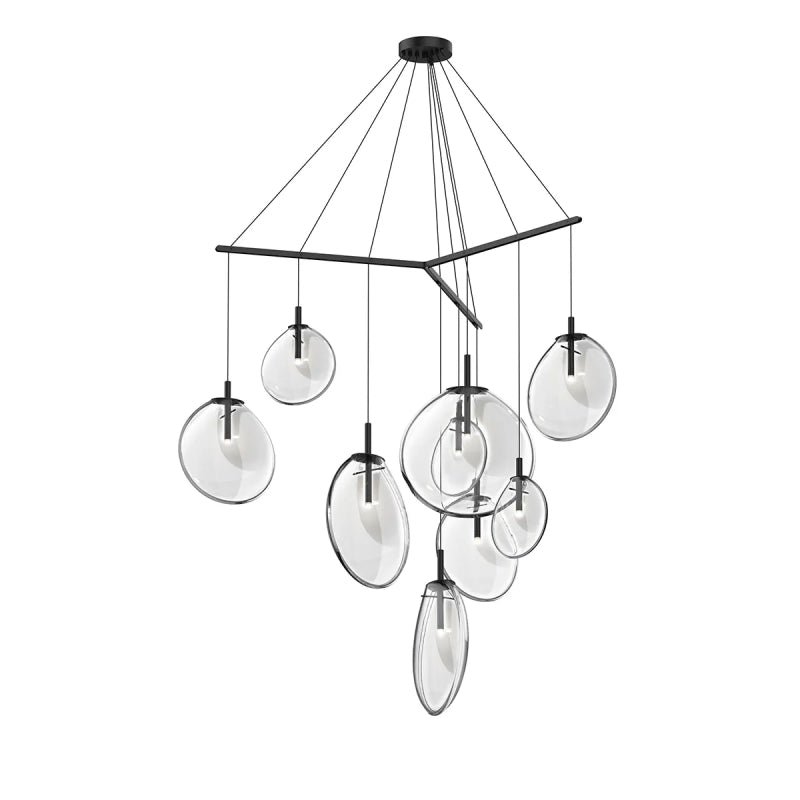 Sonneman 2997 Cantina 9-lt 15" Tri-Spreader LED Chandelier