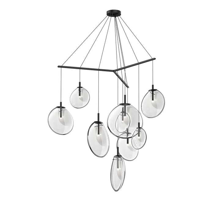 Sonneman 2997 Cantina 9-lt 15" Tri-Spreader LED Chandelier