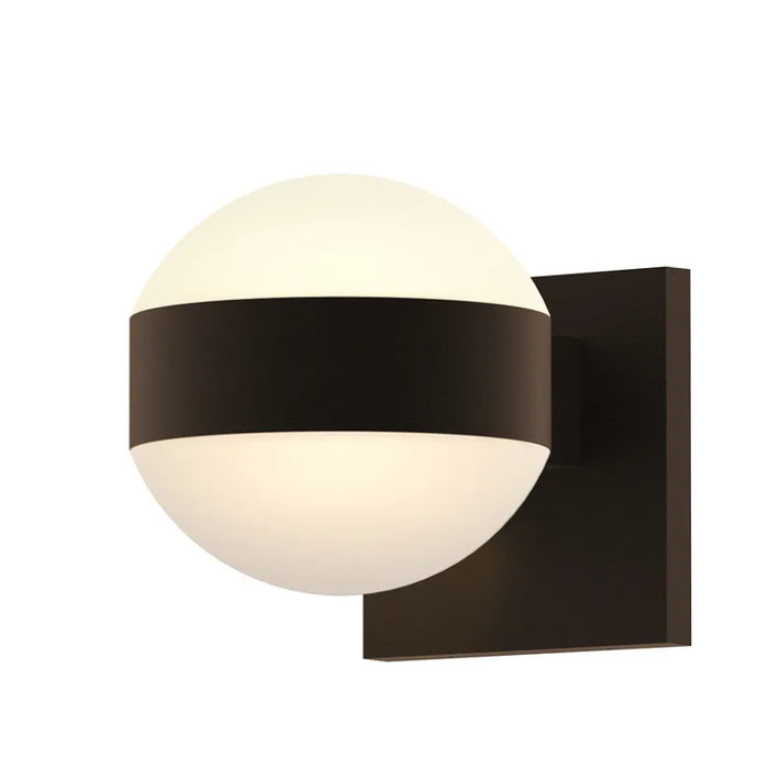 Sonneman 7302 Reals 2-lt 5" Indoor/Outdoor Up/Down LED Wall Sconce - Dome Lens