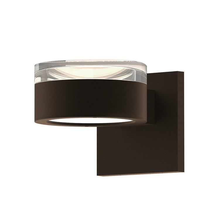 Sonneman 7302 Reals 5" Up/Down LED Wall Sconce - Clear Cylinder / Plate Lens