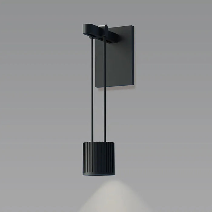 Sonneman SLS0218 Suspenders 8" Tall Mini Single LED Wall Sconce - Suspended Cylinder / Flood Lens