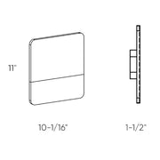 Dals SQS10-CC Alto 1-lt 10" LED Wall Sconce