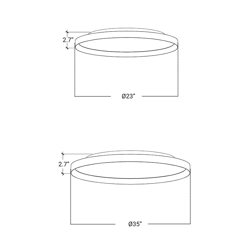 Elite STELLAR-LED Architectural LED Round Ceiling Mount