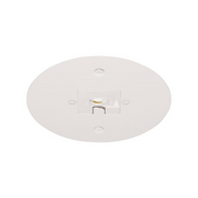 Juno T40F Trac-Master Line Voltage Flush Monopoint Adapter - White