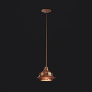 Bover Tibeta 02 1-lt 7" LED Pendant-Brilliant Copper