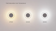 Pablo Designs Totem LED Wall Sconce, 3CCT Selectable
