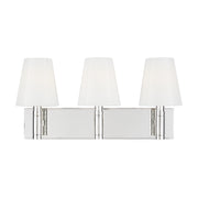 Visual Comfort TV1033 Beckham Classic 3-lt 21" Vanity Light - Polished Nickel