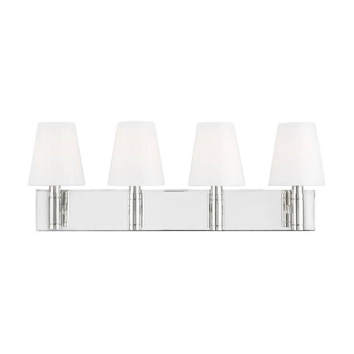 Visual Comfort TV1044 Beckham Classic 4-lt Vanity Light - Polished Nickel