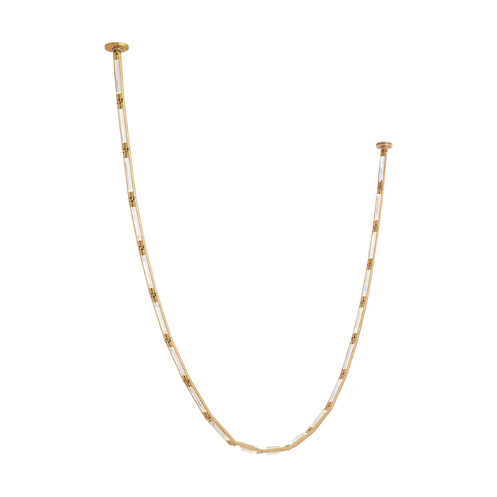 Visual Comfort SLCH652 Catena 103 LED Chandelier with Remote Mount Driver - Hand Rubbed Antique Brass