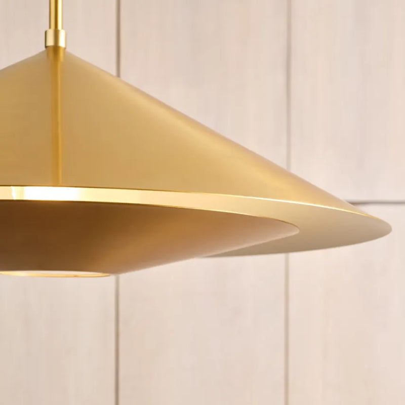 Visual Comfort KP1171 Echo 1-lt 24" Medium Pendant - Burnished Brass
