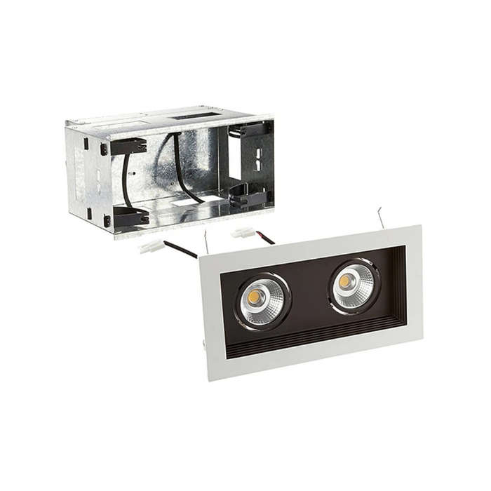 WAC MT-3LD211R Mini LED Multiple Spots 2 Light Remodel Housing with Light Engine and Trim - Black