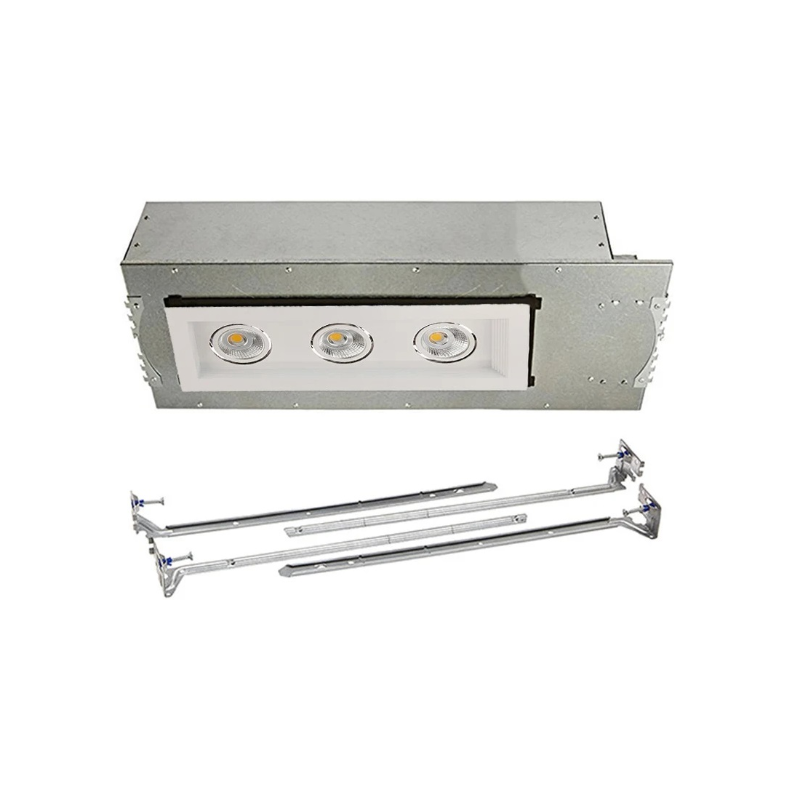 WAC MT-3LD311NA Mini LED Multiple Spots 3 Light New Construction Housing with Light Engine and Trim - White
