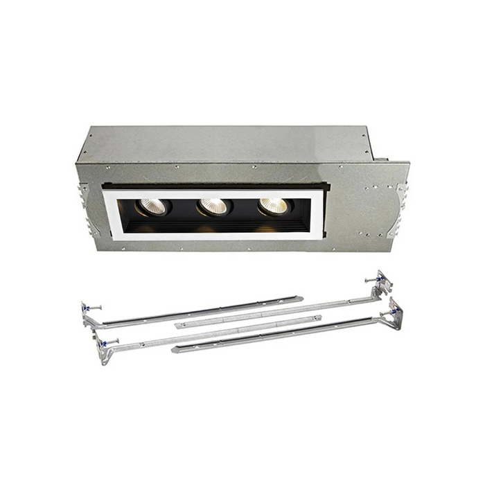 WAC MT-3LD311NA Mini LED Multiple Spots 3 Light New Construction Housing with Light Engine and Trim - Black