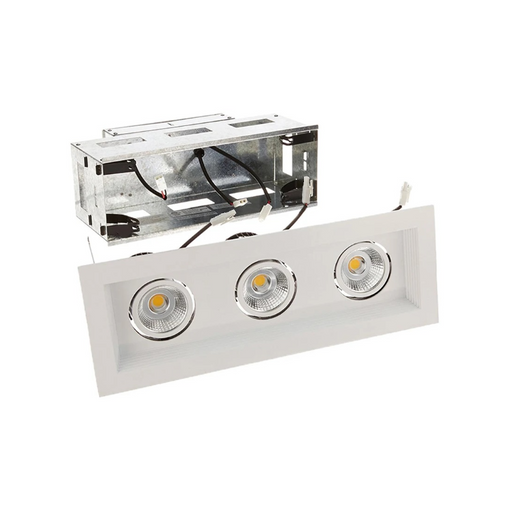 WAC MT-3LD311R Mini LED Multiple Spots 3 Light Remodel Housing with Light Engine and Trim - White