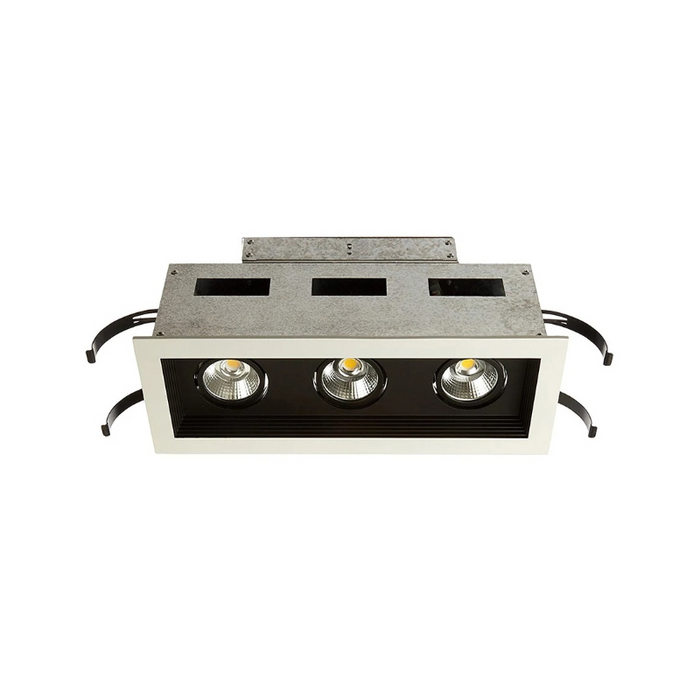 WAC MT-3LD311R Mini LED Multiple Spots 3 Light Remodel Housing with Light Engine and Trim - Black