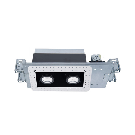 WAC MT-4210L Silo Multiples 2 Light IC Airtight Housing with Light Engine and Invisible Trim - White/Black