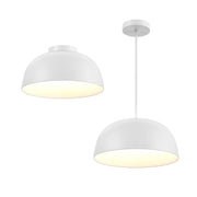 Dals NAPF20-CC Napa 1-lt 20" LED 2-in-1 Flush Mount/Pendant, 5CCT Selectable - White