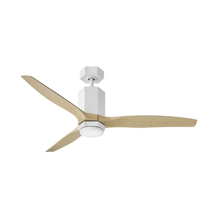 Hinkley 905852F Facet 52" Dual Mount Ceiling Fan with LED Light Kit - Matte White