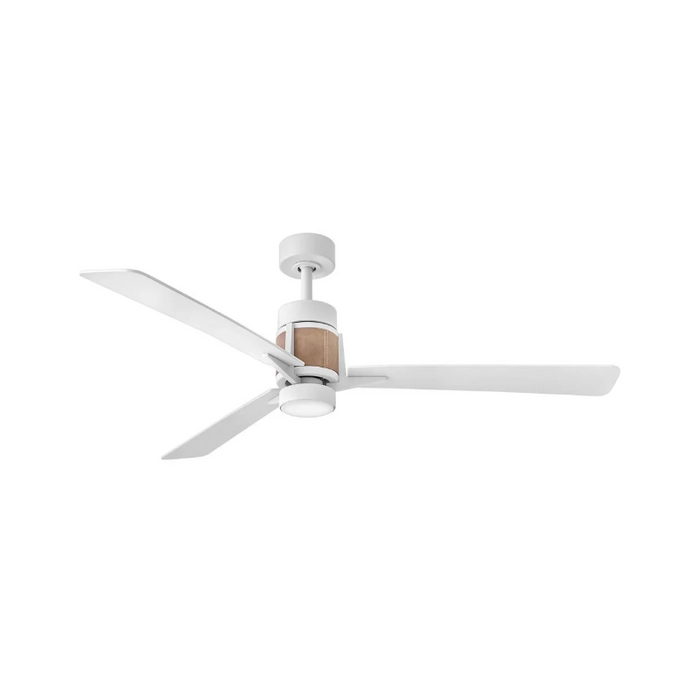 Hinkley 906256F Atticus 56" Ceiling Fan with LED Light Kit - Matte White