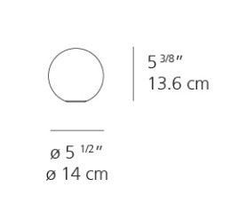 Artemide Dioscuri 14 Table Lamp
