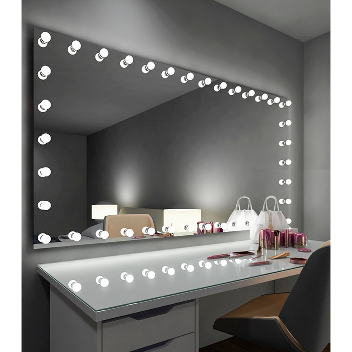 Paris Mirror Hollywood Princess 85 x 40 Rectangle LED Illuminated Mirror