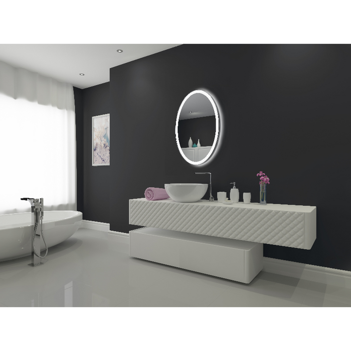 Paris Mirror Galaxy Oval 24 x 36 LED Illuminated Mirror, RGB