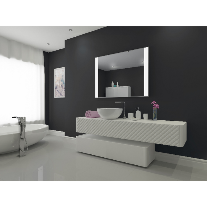 Paris Mirror Galaxy II 48 x 36 Rectangle LED Illuminated Mirror, RGBW