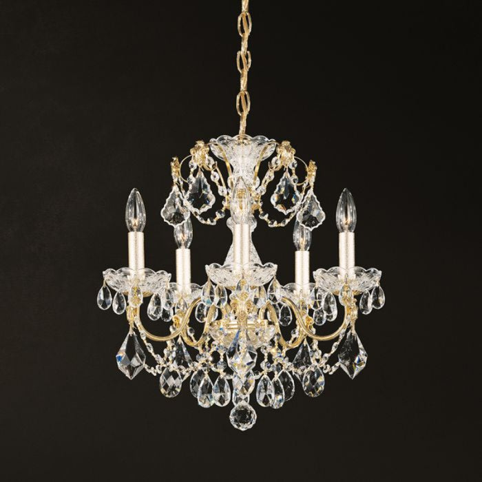 Schonbek 1704 Century 5-lt 17" Chandelier