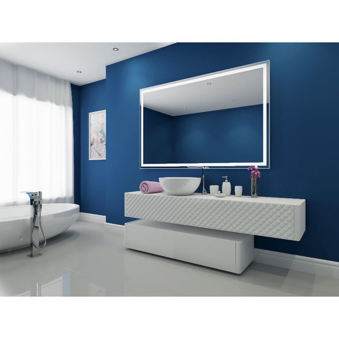 Paris Mirror Harmony 70 x 45 Rectangle LED Illuminated Mirror, RGBW