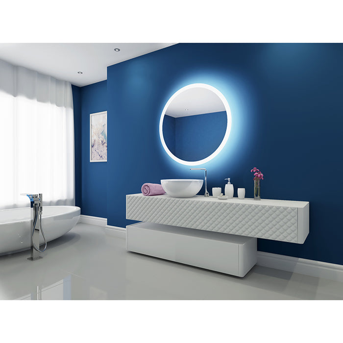 Paris Mirror Round Backlit 40 x 40 Round LED Illuminated Mirror