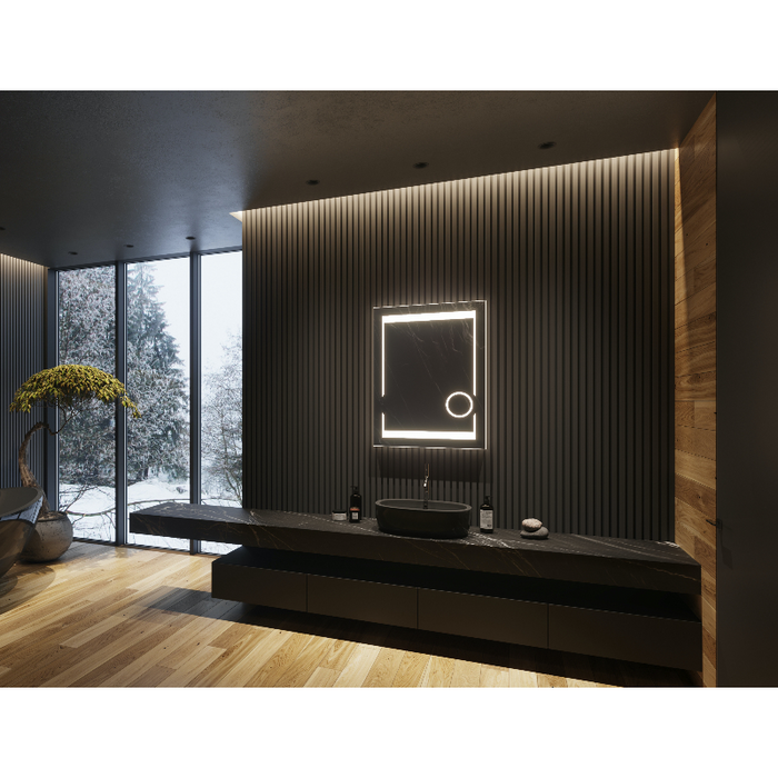 Paris Mirror Aurora 24 x 32 Rectangle Illuminated Mirror