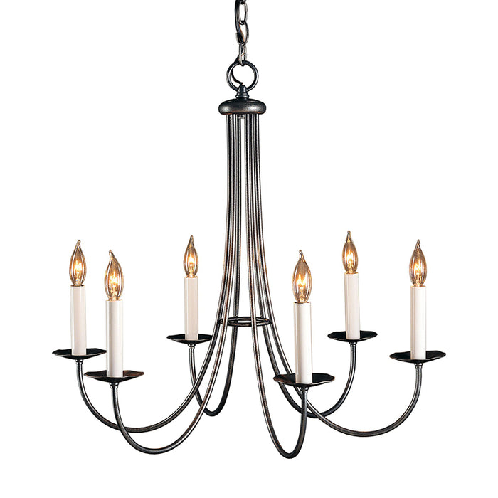 Hubbardton Forge 101160 Simple Sweep 6-lt 26" Chandelier