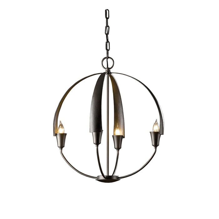 Hubbardton Forge 104201 Cirque 4-lt 19" Small Chandelier
