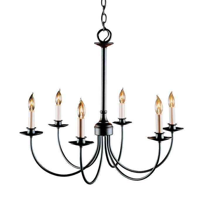 Hubbardton Forge 107060 Simple Lines 6-lt 25" Chandelier