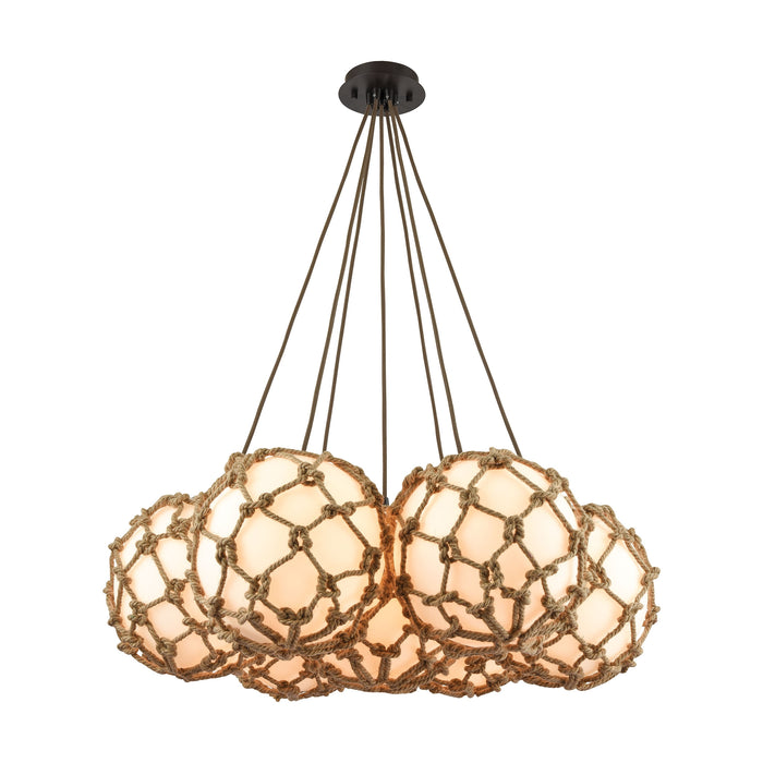 ELK 10710/7SR Coastal Inlet 7-lt Chandelier