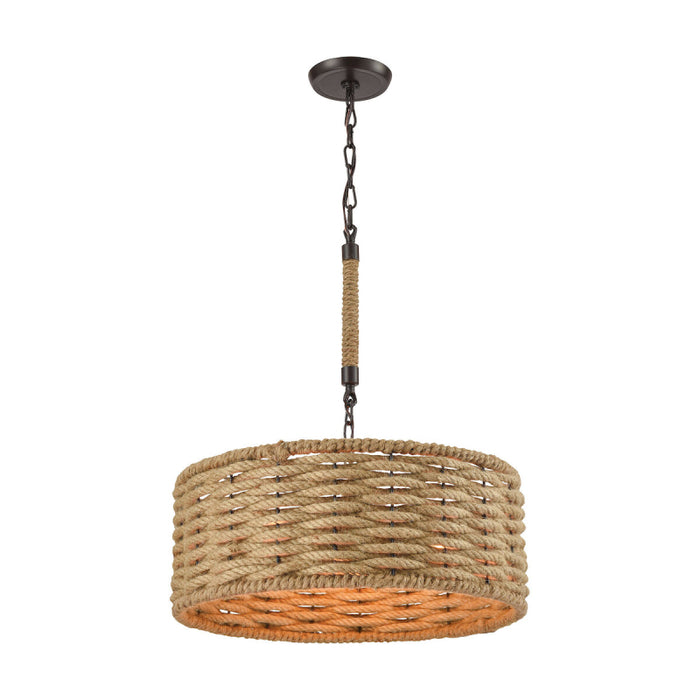 ELK 10711 Weaverton 3-lt 19" Chandelier