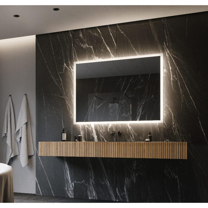 Paris Mirror Rectangle 48 x 36 LED Backlit Mirror