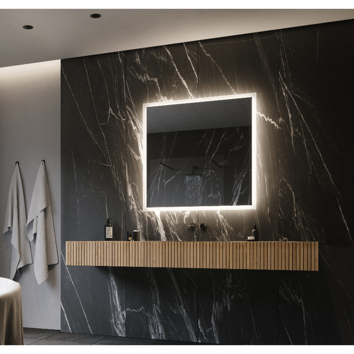 Paris Mirror Rectangle 36 x 36 LED Backlit Mirror, RGB