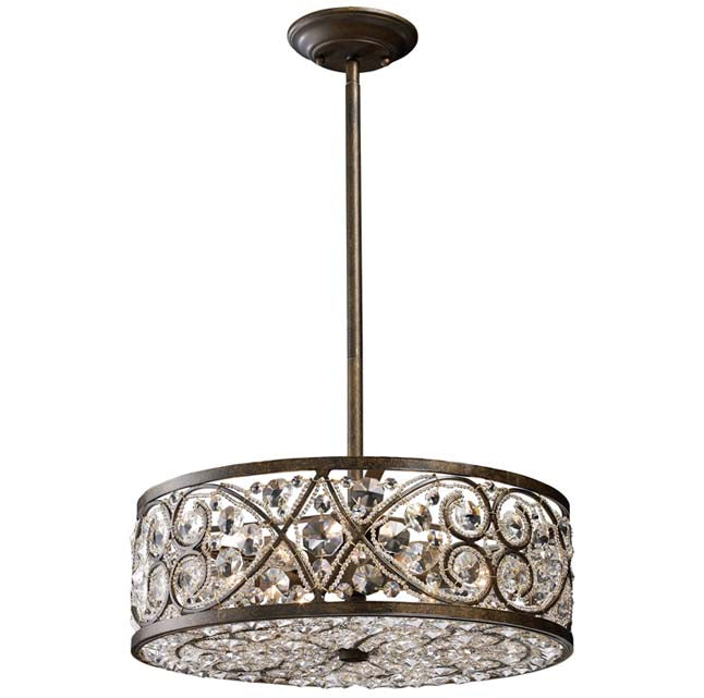 ELK 11287/6 Amherst 6-lt 17" Chandelier