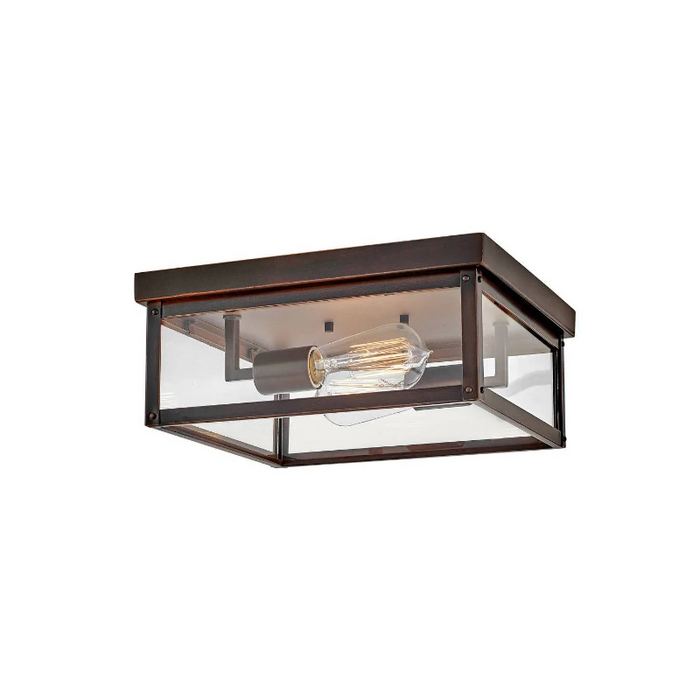 Hinkley 12193 Beckham 2-lt 12" LED Outdoor Flush Mount