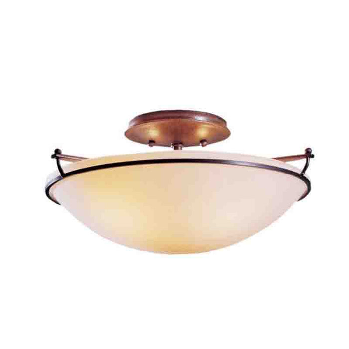 Hubbardton Forge 124302 Plain Small 2-lt 15" Semi-Flush