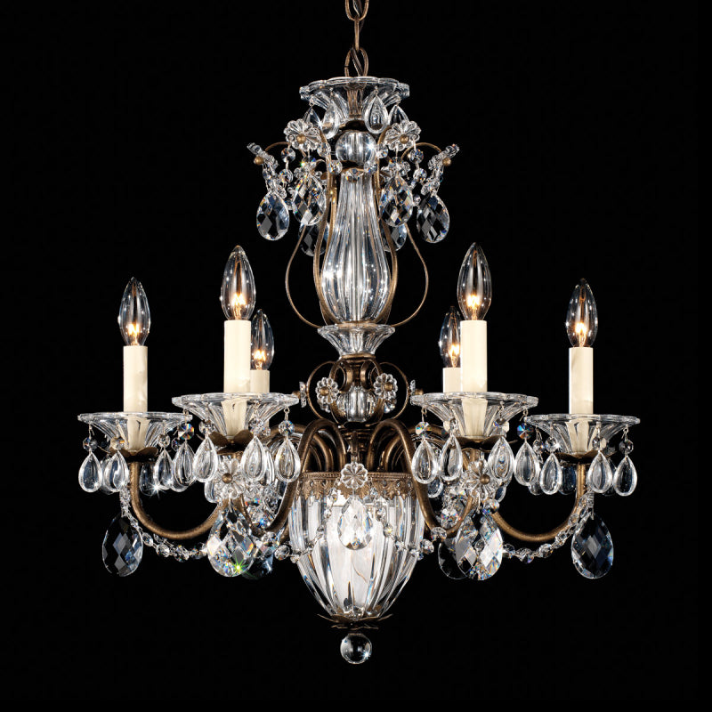 Schonbek 1246 Bagatelle 7-lt 21" Chandelier
