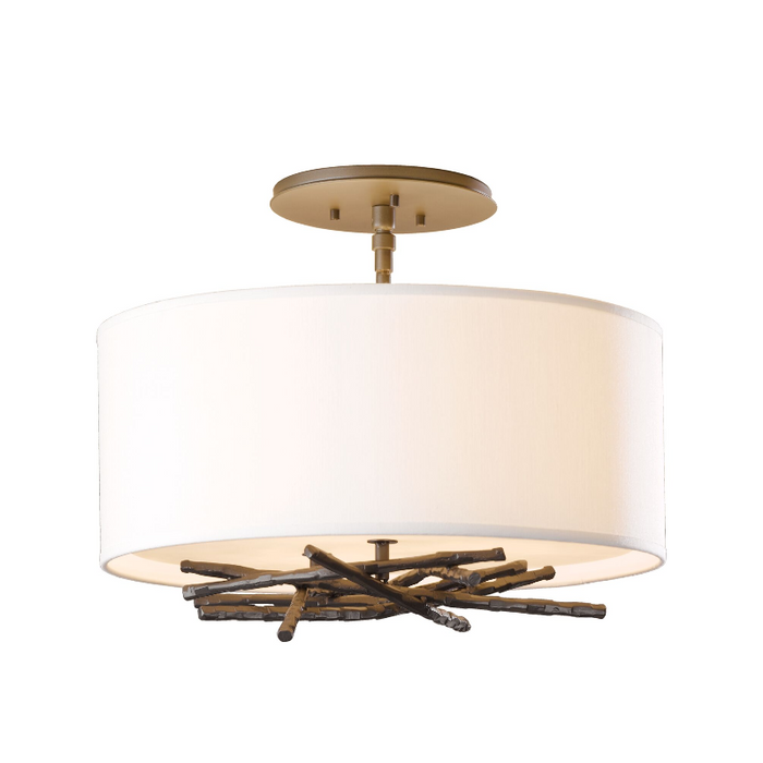 Hubbardton Forge 127660 Brindille 3-lt 15" Semi-Flush