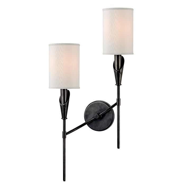 Hudson Valley 1312L Tate 2-lt Left Wall Sconce