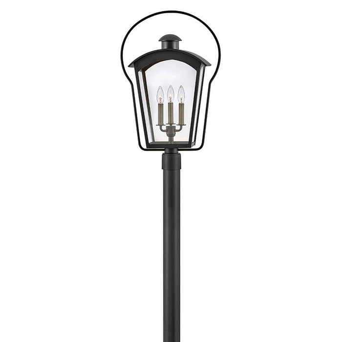 Hinkley 13301 Yale 3-lt 27" Tall LED Post/Pier Mount Lantern