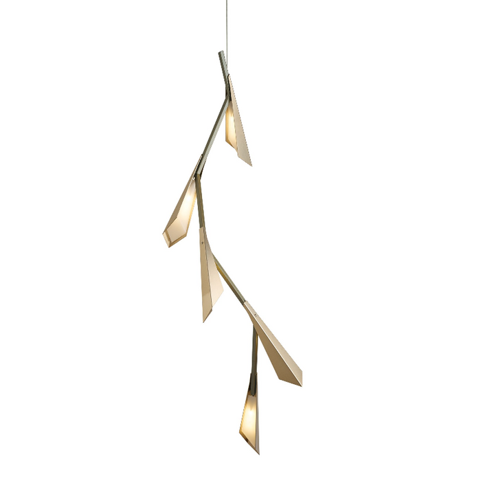 Hubbardton Forge 135001 Quill 5-lt 16" LED Pendant