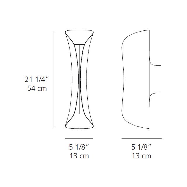 Artemide Cadmo LED Wall Sconce
