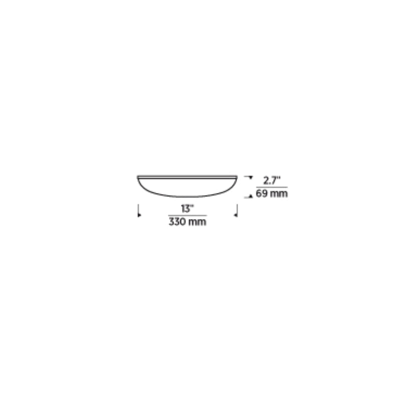Visual Comfort 700FMMGN13 Megan 13" LED Flush Mount