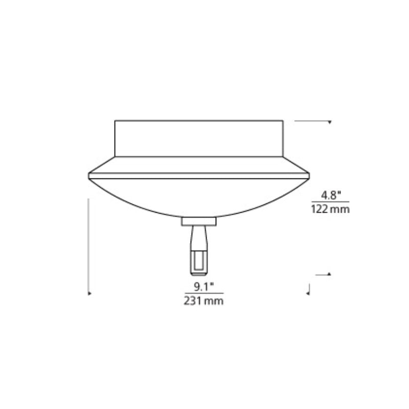 Visual Comfort 700MOSRT30D Monorail Surface Transformer, 300W, 12V Magnetic, Single Feed