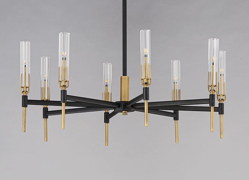 Maxim 16128 Flambeau 8-lt 33" LED Chandelier